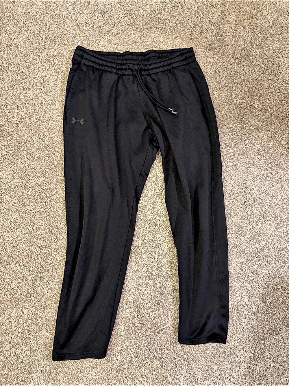 Under Armour Loose Coupe Lâche Suelto Black Jogger Pants Like New